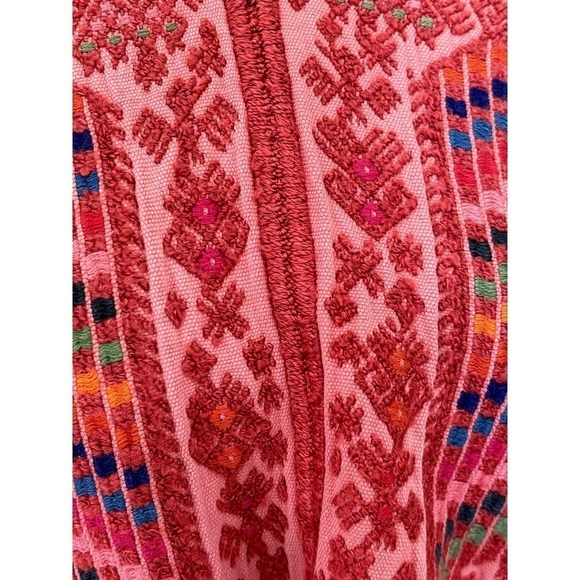 Art to Wear woven cotton top, tapestry at front and back yoke, one size, artsy - Picture 5 of 7